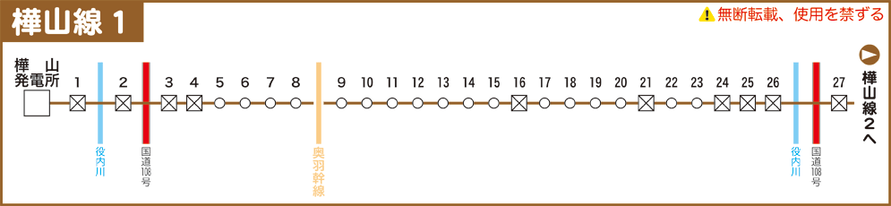 樺山線路線図１