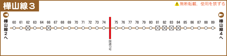 樺山線路線図３