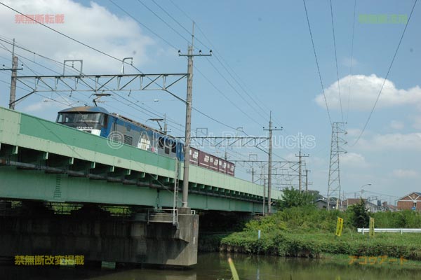 元荒川を跨ぐJR蓮田線