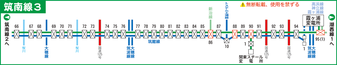 筑南線路線図その３