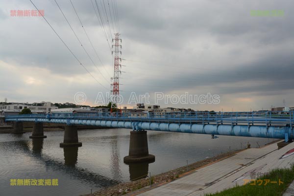 島崎線と川崎水管橋