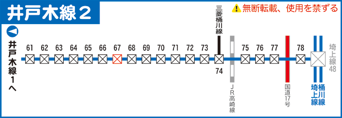 井戸木線路線図その２