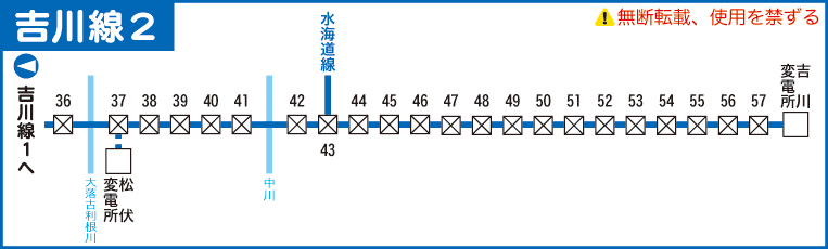 吉川線路線図２