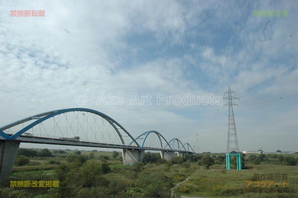 渡良瀬川を跨ぐ向古河線