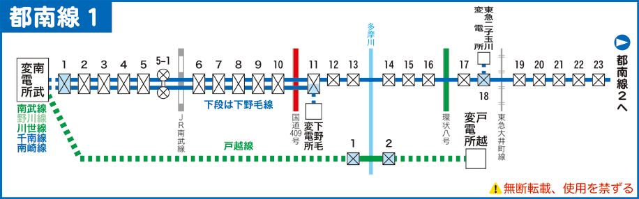 都南線路線図その１